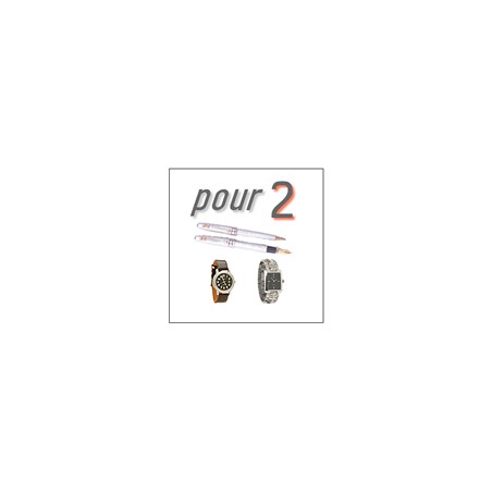 Ensemble Montres & stylos pour deux