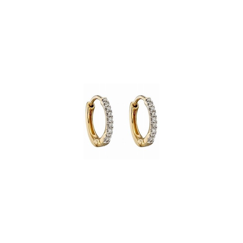Paire boucle d'oreilles Or et Diamant Paire boucle d'oreilles Or et Diamant