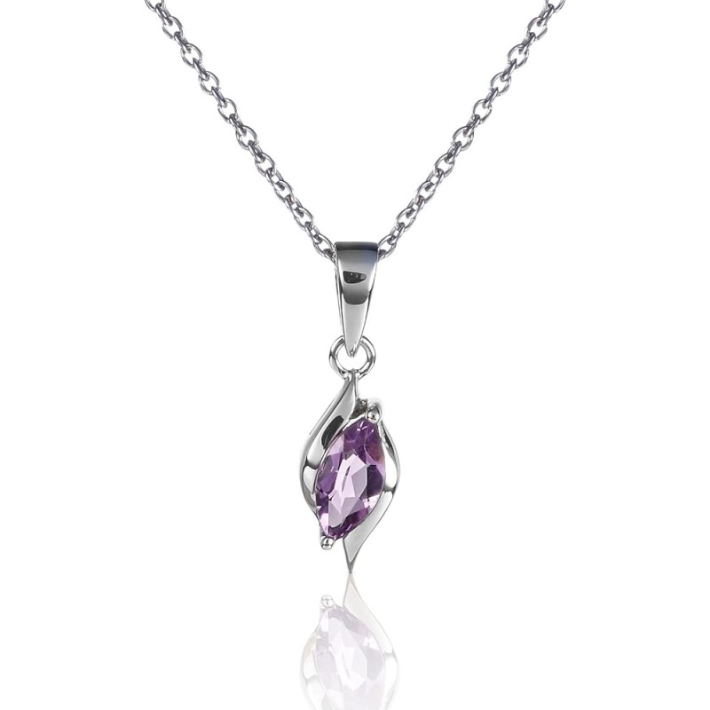 Collier en argent avec pierre précieuses Collier en argent avec pierre précieuses