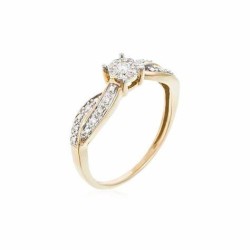 Bague en Or Éclat de Diamant - Élégance et Brillance