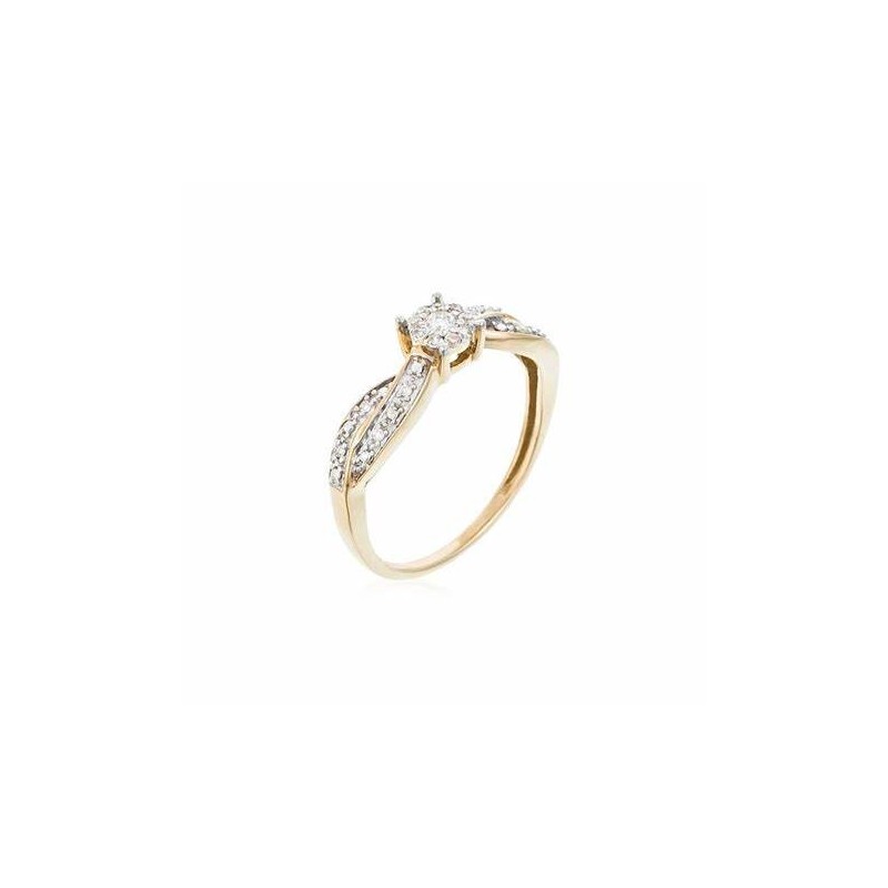 Bague en Or Éclat de Diamant - Élégance et Brillance Bague en Or Éclat de Diamant - Élégance et Brillance