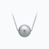 Collier Vanille - Argent et Perle véritable de Tahiti